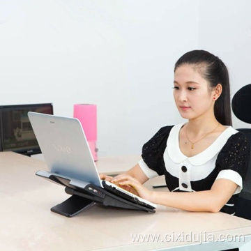Cixi Dujia ergonomic design plastic laptop cooling stand